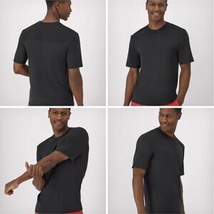 NWT - 3 Pack of Hanes Men's Moves "Must Have" Short Sleeve Black Tee - Size 3XL